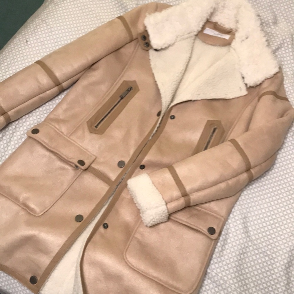 GORGEOUS shearling coat